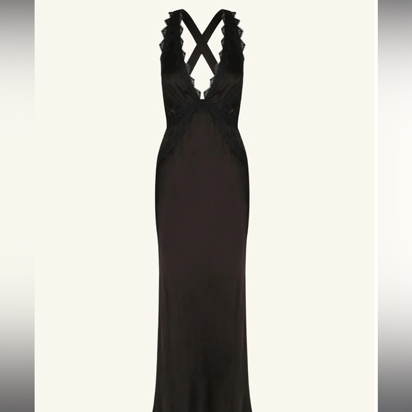 SHONA JOY CAMILLE LACE CROSS BACK DRESS (SOLD) - Picture 5 of 10